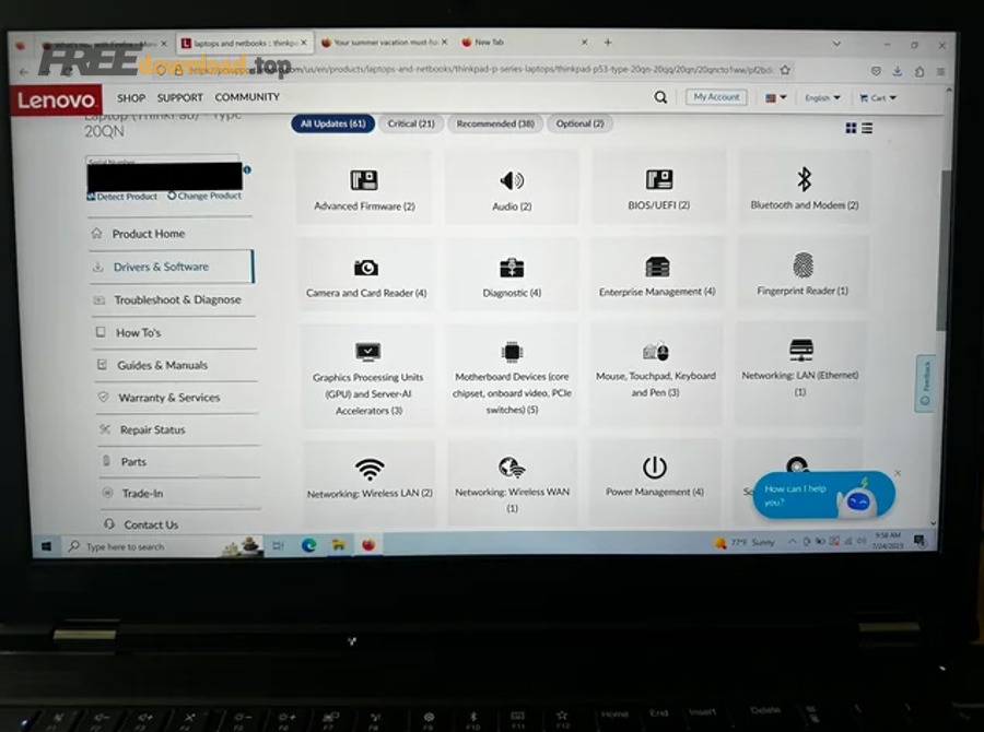 thinkpad p53 windows 11 clean install which drivers v0 4f2cex0t1ydb1 1