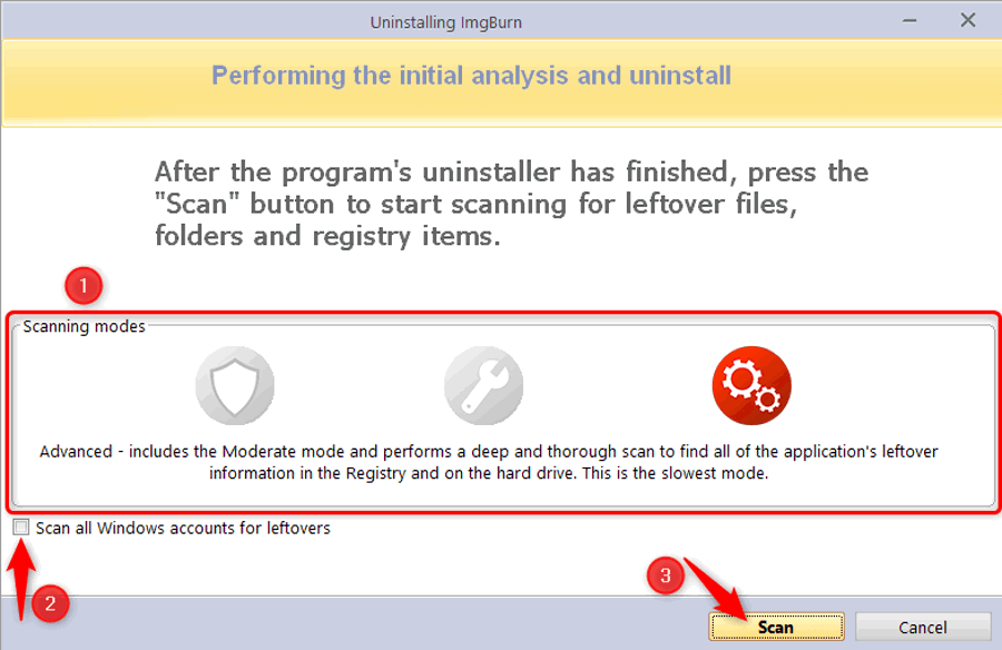 Hướng dẫn gỡ cài đặt sạch Revo Uninstaller cho người dùng Windows cài–gỡ 3 uninstall a program 03