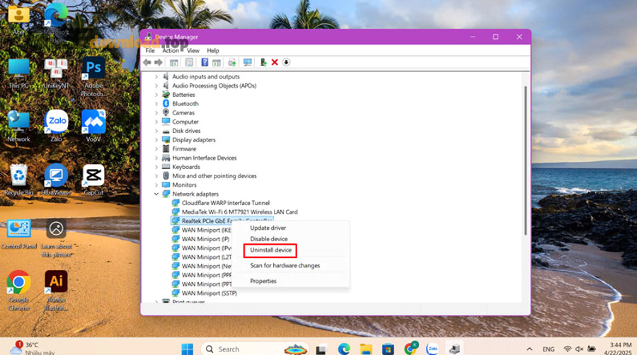 Biểu tượng USB minh họa nhóm thiết bị ngoại vi
