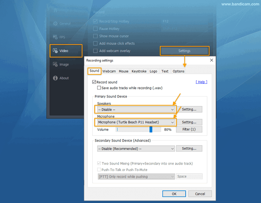 webcam device audio 1