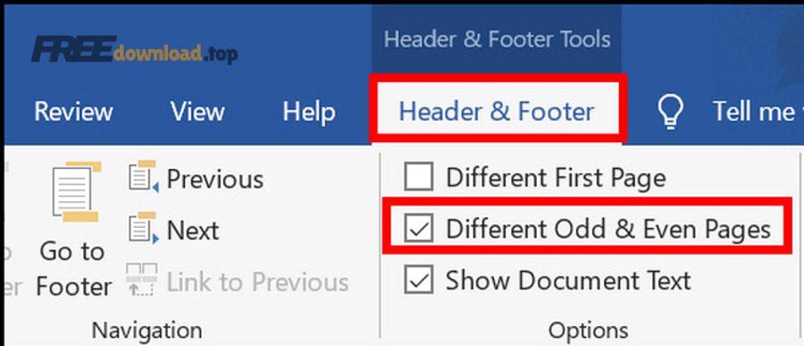 Hướng dẫn đánh số trang trong Word cho dân văn phòng: có/không 12 word different odd even page