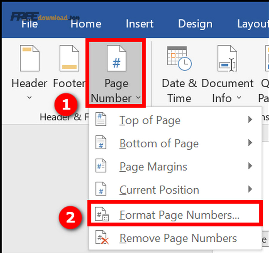 Hướng dẫn đánh số trang trong Word cho dân văn phòng: có/không 9 word format page numbers