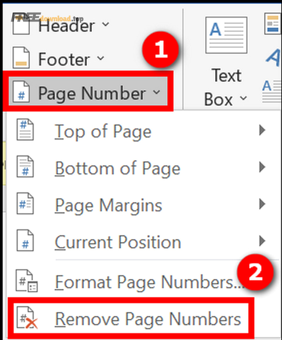 Hướng dẫn đánh số trang trong Word cho dân văn phòng: có/không 13 word remove page number