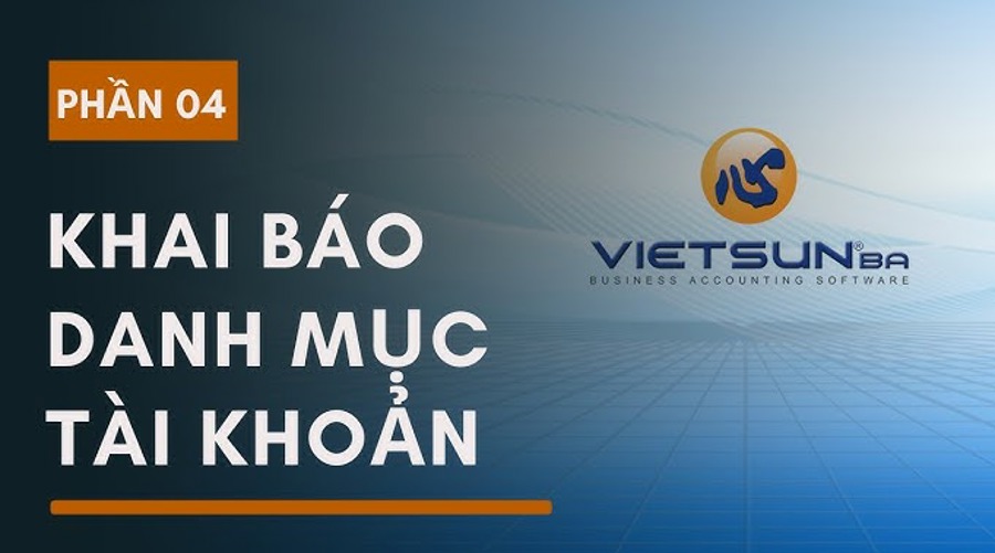 Thiết lập phần mềm kế toán
